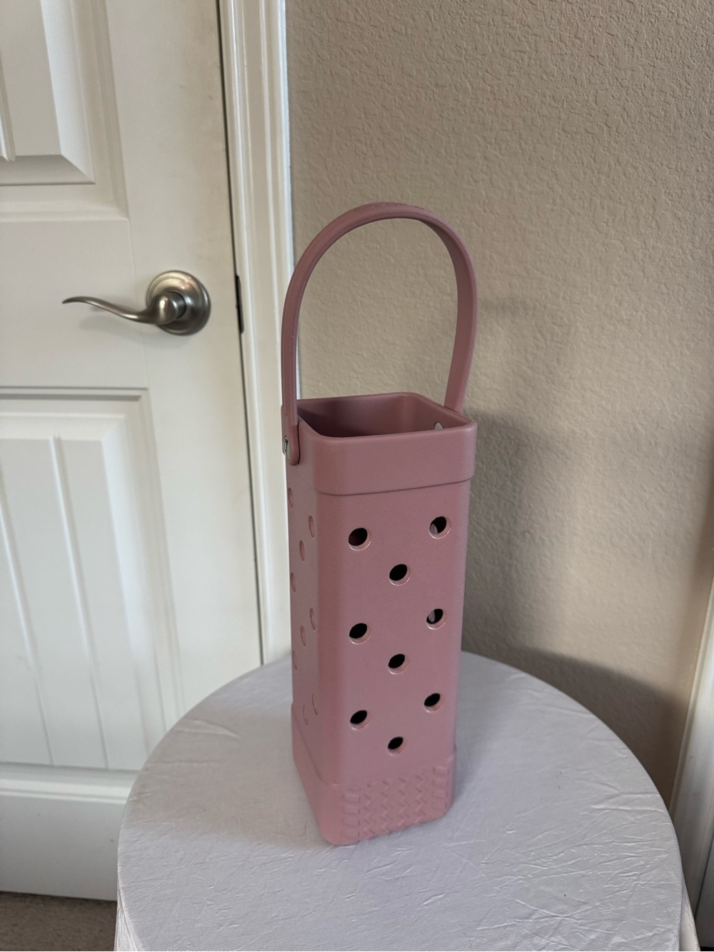 BOGG BAG Dusty Rose Tall wine Tote with Handle